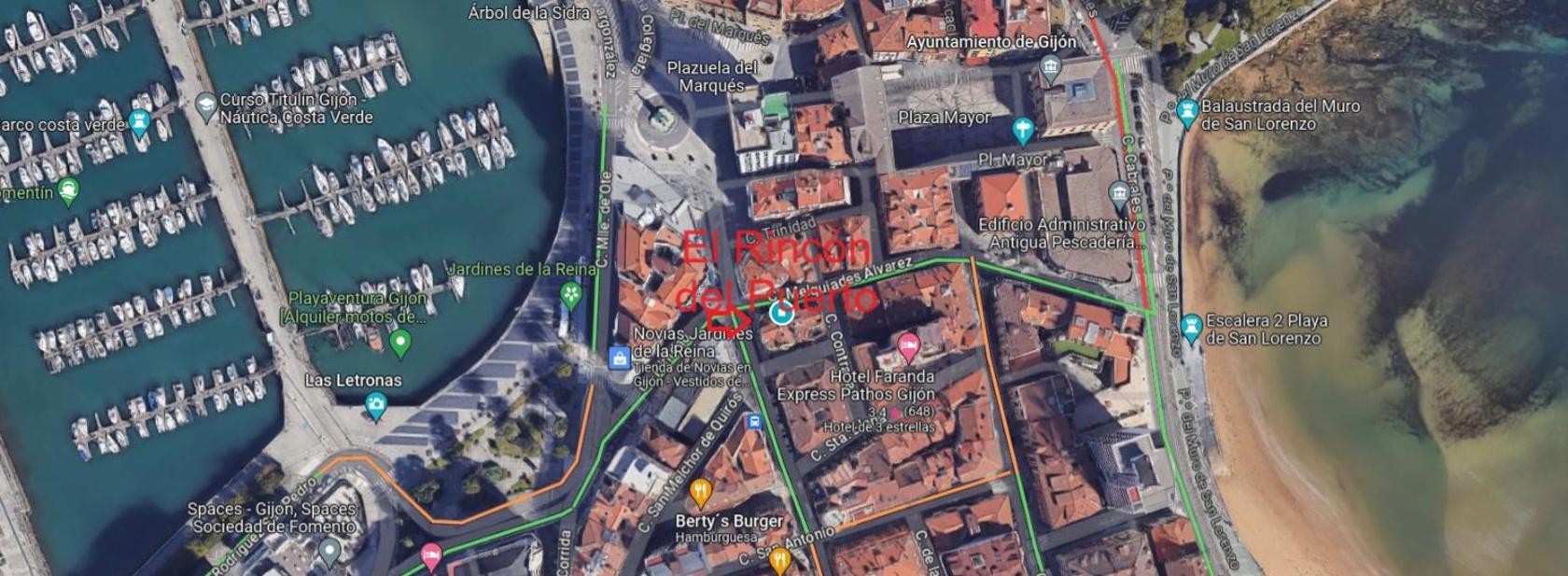 Apartmán El Rincon Del Puerto Gijón Exteriér fotografie
