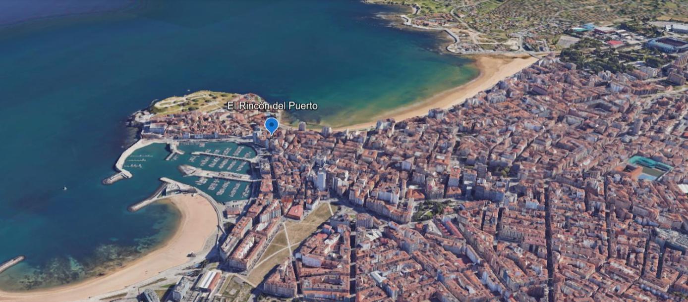 Apartmán El Rincon Del Puerto Gijón Exteriér fotografie